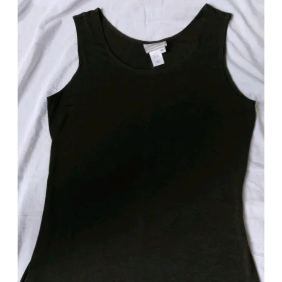 Vintage Coldwater Creek Acetate Blend Stretch Maxi Dress Green Womens Medium - Picture 10 of 13